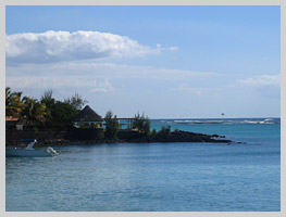 The sea at Pereybère