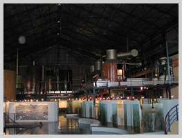 Photographic panels in the sugar museum