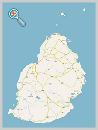 Map of the island